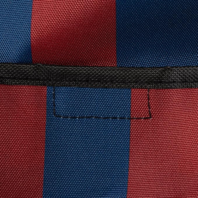 Household Essentials Red and Blue Striped All-Purpose Utility Tote with Pockets