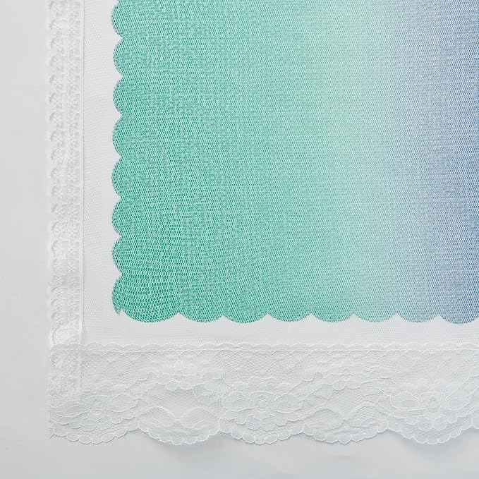 XiDi Curtains for Bedroom Decor, Rainbow Purplgreen grey52/54