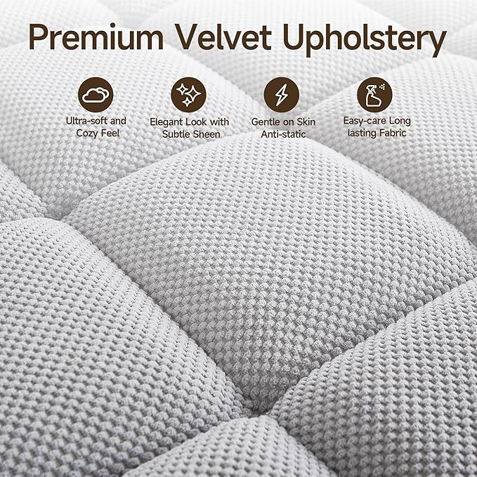 41.7" Oversized Chaise Lounge Chair Indoor, Boucle Upholstered Sofa Bed with Adjustable Backrest, Deep Seat Reading Chair, Sofas Couches for Living Room, Storage, Cup Holders & 360° Swivel Side Table