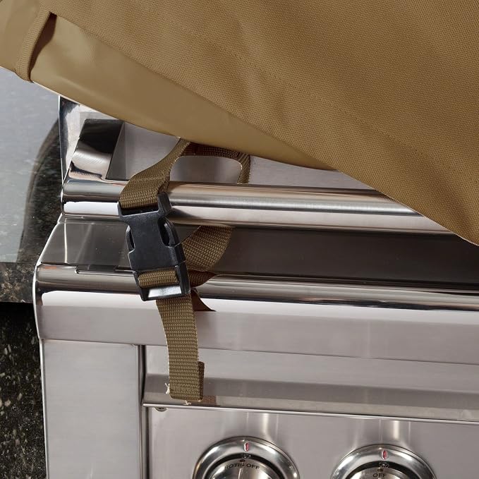 Classic Accessories Veranda Water-Resistant 37 Inch Island BBQ Grill Top Cover