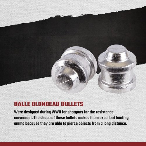 .50 Cal Air Venturi Balle Blondeau Pellets - 210 Grains, 50-Count for Precision Shooting