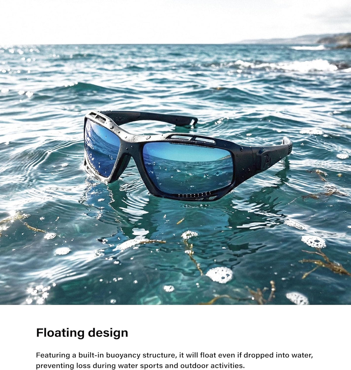 Stingray Polarized Floating Sunglasses - UV400 Protection for Water Sports | Unisex Design