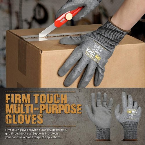 Glove Station Extra Grip Touchscreen Compatible Gloves - Cut Resistant & High Dexterity