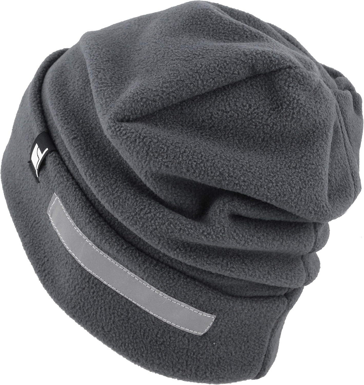The Hat Depot Fleece Winter Functional Beanie Hat Cold Weather-Reflective Safety for Everyone Performance Stretch