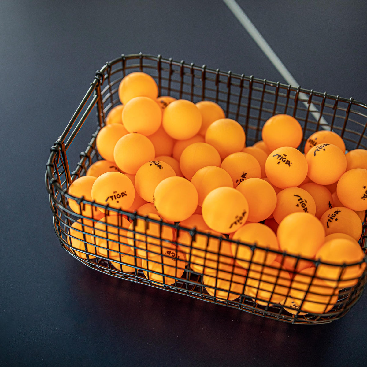 STIGA Ping Pong Balls – 46pk Orange 1-Star Table Tennis Balls, Official Size 40mm ABS Balls, Ultimate Durability for Indoor/Outdoor Ping Pong Tables