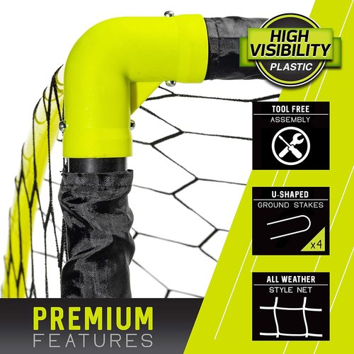 Franklin Sports Blackhawk Portable Soccer Goal - Insta-Set Design, 6' x 4' Size