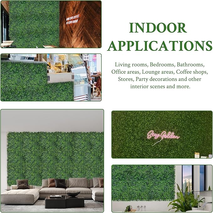 Artificial Ivy Privacy Fence Screen:48"x 128" 4-Layer Leaf UV-Anti Faux