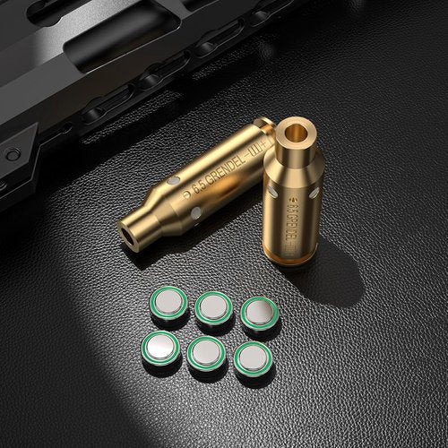 EZshoot 6.5 Laser Bore Sight - Red Laser Boresighter for 6.5CM/6.5 Grendel with Batteries Included