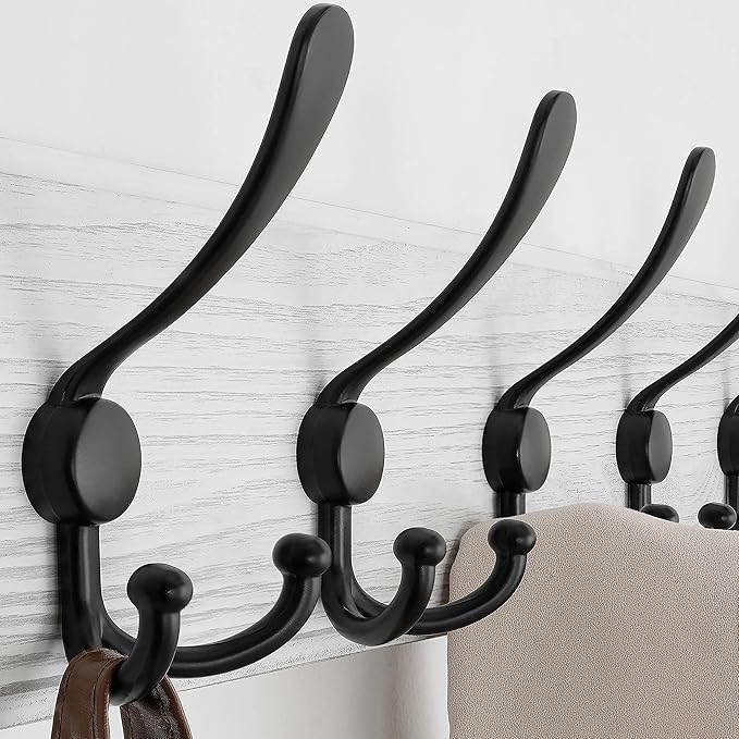 SKOLOO Rustic Large Wall Mounted Coat Rack-38.6'' Long Coat Rack
