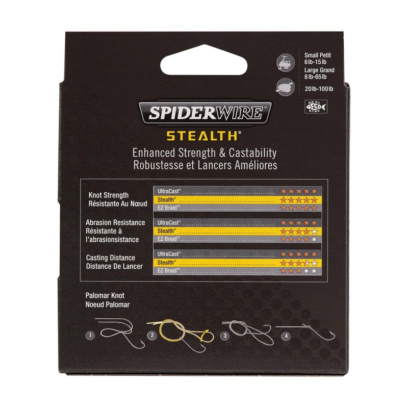 SpiderWire Stealth® Superline, Moss Green, 6lb | 2.7kg, 500yd | 457m Braided Fishing Line, Suitable for Freshwater and Saltwater Environments