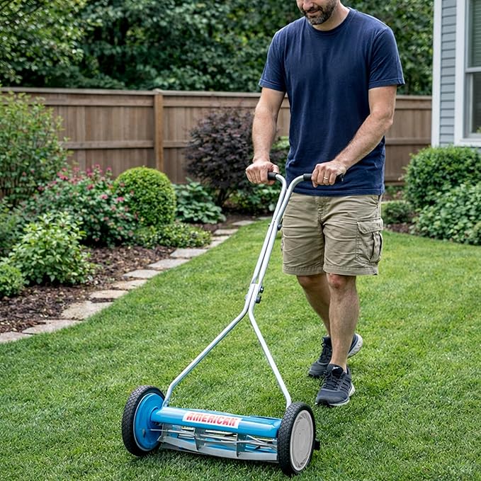 American Lawn Mower Company 2415-16 16-Inch 5-Blade Reel Push Lawn Mower