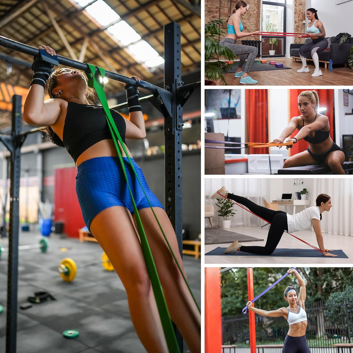 Skiennix Resistance Bands - Versatile Workout Set for Home Fitness | Full Body Training & Physical Therapy