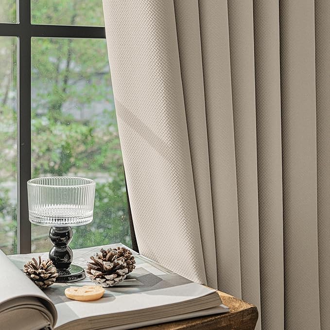 FMFUNCTEX 100% Blackout Curtains