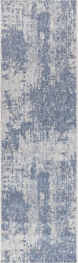 Keen Home Design Terrace Outdoor Runner Rug - 2x6 Washable Indoor/Outdoor Rug for Patio, Kitchen, Balcony, Beach, Garden, Deck and Porch, Size: 2'2"x5'7"