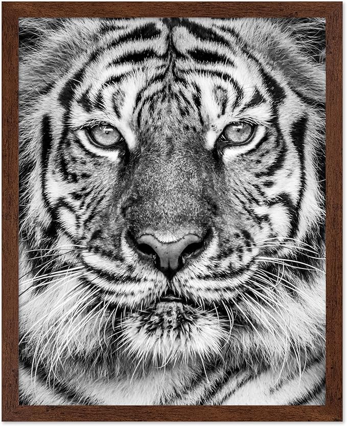 Poster Master Vintage Tiger Face Print