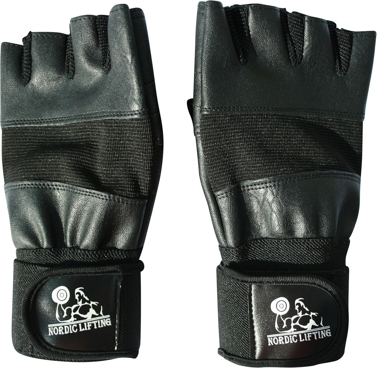 Weight Lifting Gloves with 12" Wrist Wraps – Durable Workout Gloves for Men & Women, Cross Training & Powerlifting