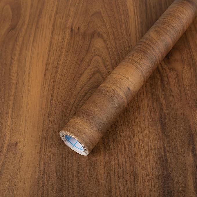 Abyssaly Wood Contact Paper, Self Adhesive Waterproof Wall Paper
