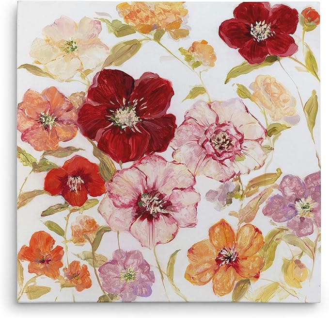 Wexford Home Avant Garden II Gallery Wrapped Canvas Wall Art, 32x32,