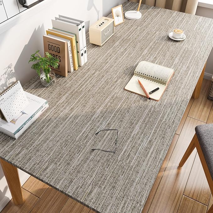 LaCheery 24"x160" Removable Grasscloth Textured Wallpaper Peel and Stick