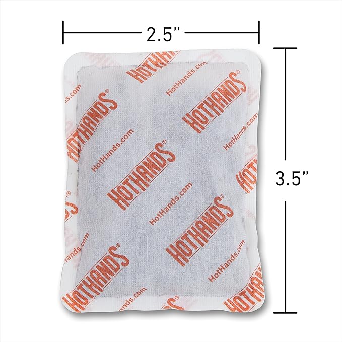 HotHands Body & Hand Super Warmers - Long Lasting Natural Odorless Air Activated Warmers - Up to 18 Hours of Heat - 3 Individual Warmers