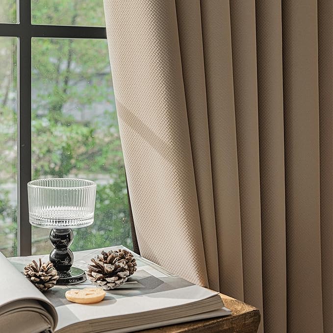 FMFUNCTEX 100% Blackout Curtains