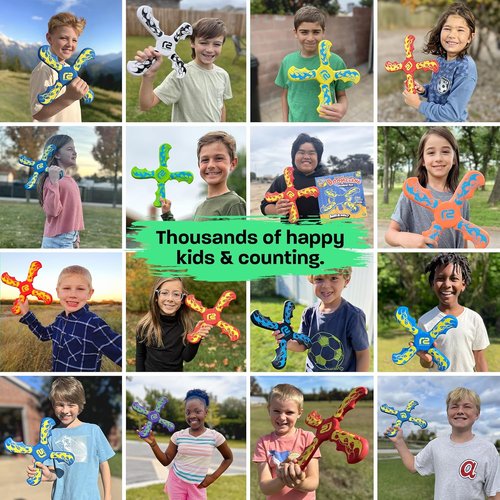 Boomerang Fun | Soft & Easy Outdoor Toy for Kids - Perfect Gift for Ages 6-12 - Ideal for Boys & Girls