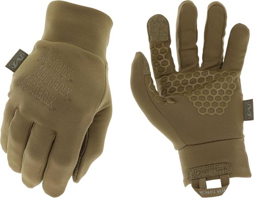 Mechanix Wear ColdWork Winter Work Gloves - SoftShell Micro-Fleece Liner - Touchscreen Compatible - Large - Coyote Brown