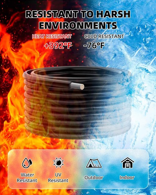 NAOEVO 18 AWG Silicone Tinned Copper Wire - 180ft Flexible Electrical Cable in 6 Colors for DIY Projects