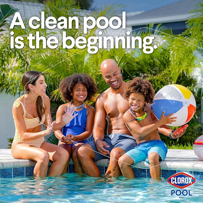 Clorox® Pool&Spa™ Swimming Pool Chlorine Stabilizer, Helps Chlorine Last Longer, Saltwater Pool Compatible, 4LB (Pack of 1)