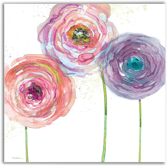 Wexford Home Summer Fields III Gallery Wrapped Canvas Wall Art, 32x32,