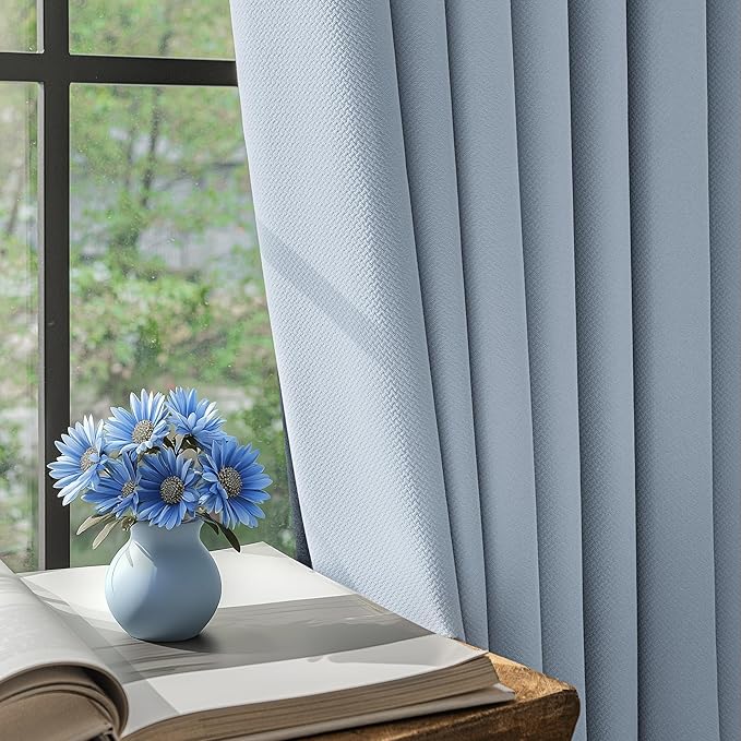 FMFUNCTEX 100% Blackout Curtains