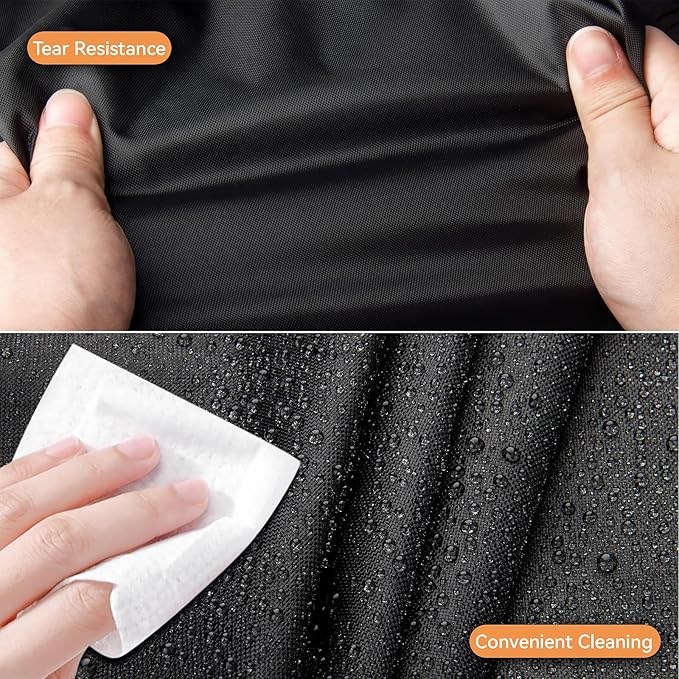 23 Inch Park Style Grill Cover, Waterproof Veranda Rectangular Table Top BBQ Grill Cover for Outdoor Grill - 24" L x 23" W x 19" H