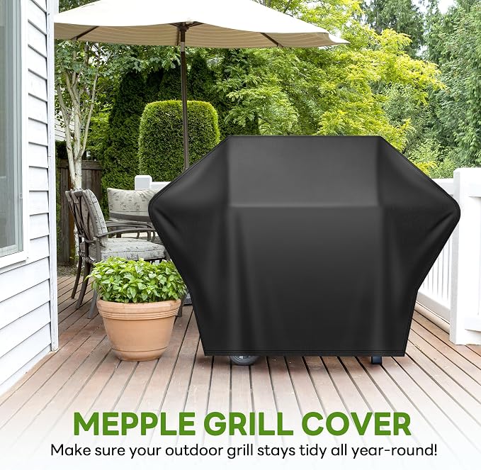 Grill Cover 60 Inch for Outdoor Gas BBQ Grill,Waterproof Fade Resistant Anti-UV Barbecue Grill Cover & Weather Protection BBQ Cover for Griddle Outdoor,Compatible with Weber Nexgrill Char-broil