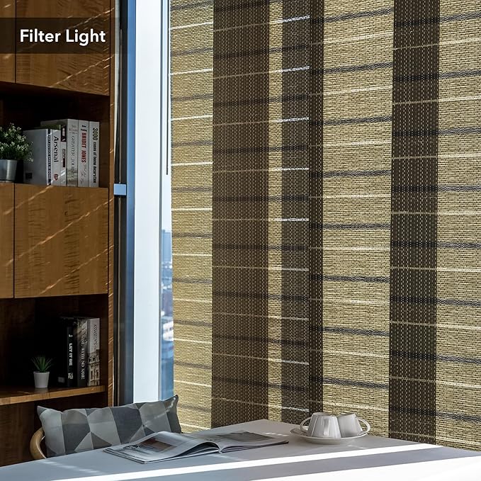 GoDear Design Adjustable Sliding Panel Track Blinds