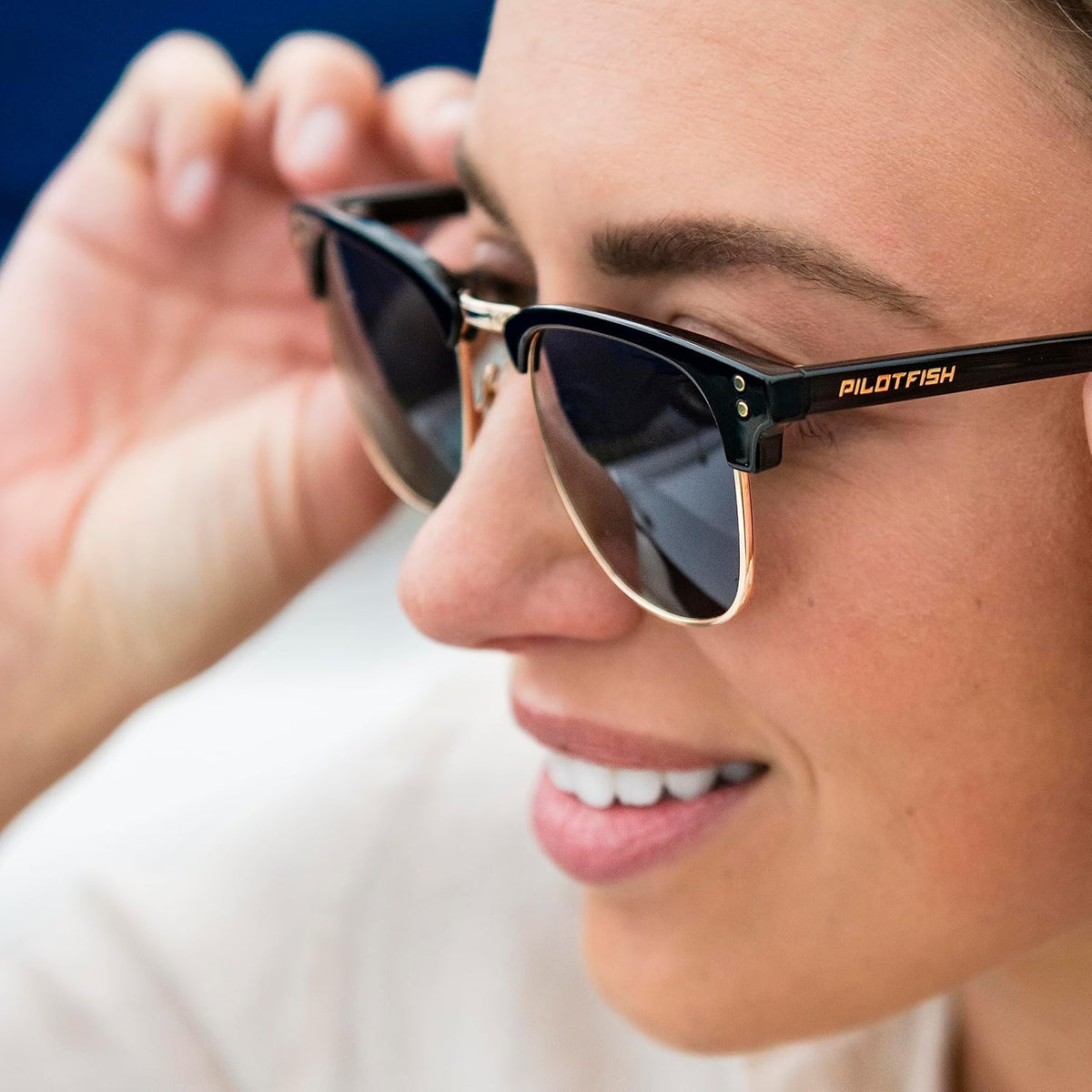 Pilotfish Polarized Sunglasses - TR90 Frame with CR-39 Anti-Reflective UV400 Lenses for Men & Women