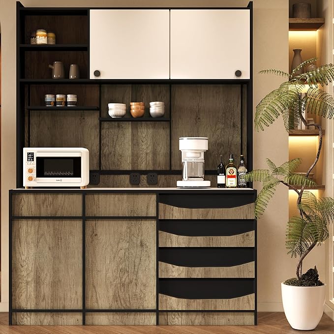 Brown Wood Contact Paper for Cabinets Drawers Wood Grain Vinyl Wrap 3D Wood