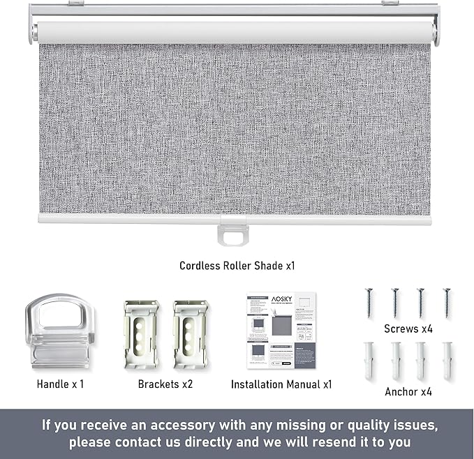 Cordless Roller Shades Blackout Blinds