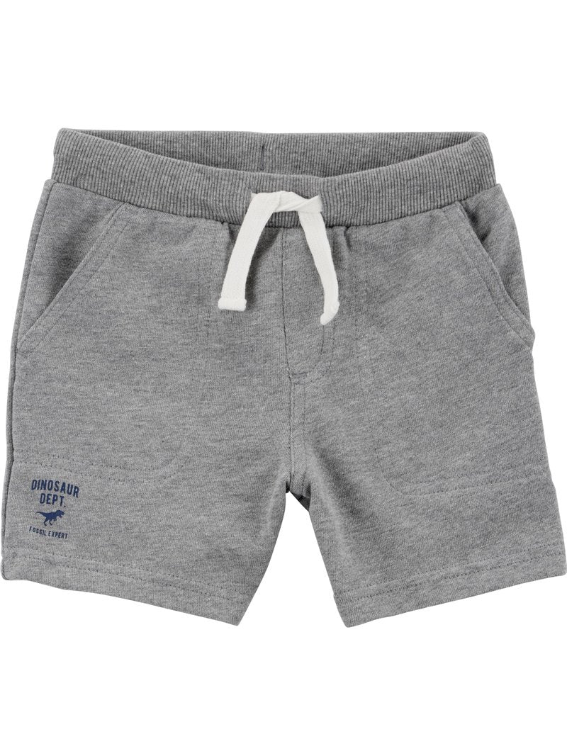 Simple Joys by Carter's baby-boys Multi-pack Knit Shorts, Navy Heather/Charcoal Heather/Grey, 18 Months