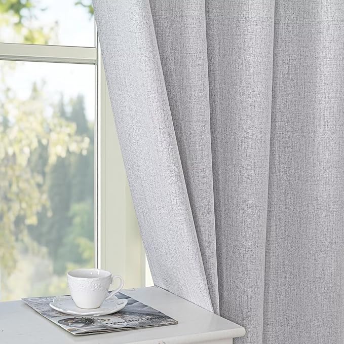 IGEMAEVE 100% Blackout Curtains 84 Inch Length