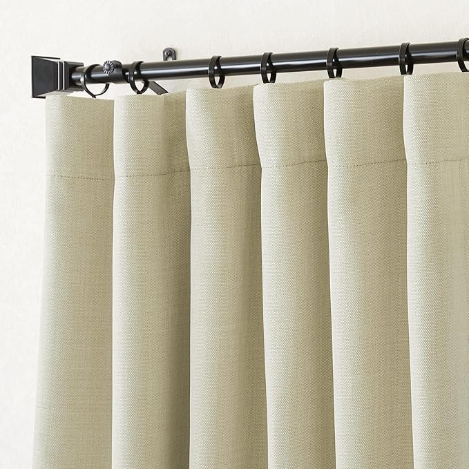NICETOWN Room Darkening Bedroom Curtains 84 inches Long, Pinch Pleated Curtains