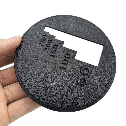 ZYRELYNX Disc Golf Range Mini Marker, A Disc Golf Range Finder for Measuring The Distance to Basket, Black, 1 Pack