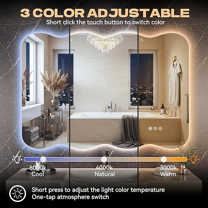 Hasipu Wavy Full Length Mirror