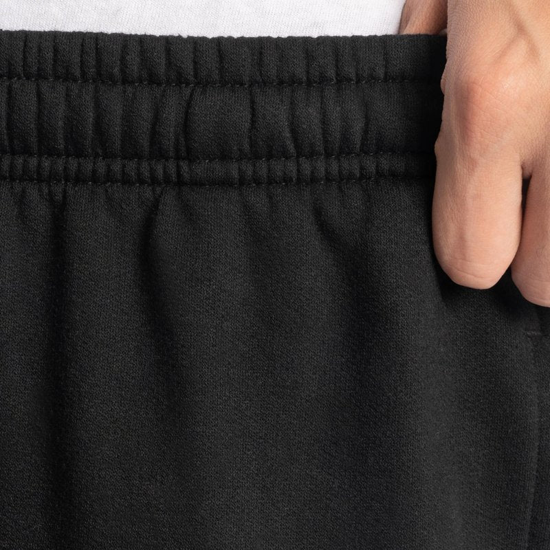 Fruit of the Loom mens Eversoft Fleece & Joggers (Regular Big Man) Sweatpants, Elastic Bottom - Black, Medium US