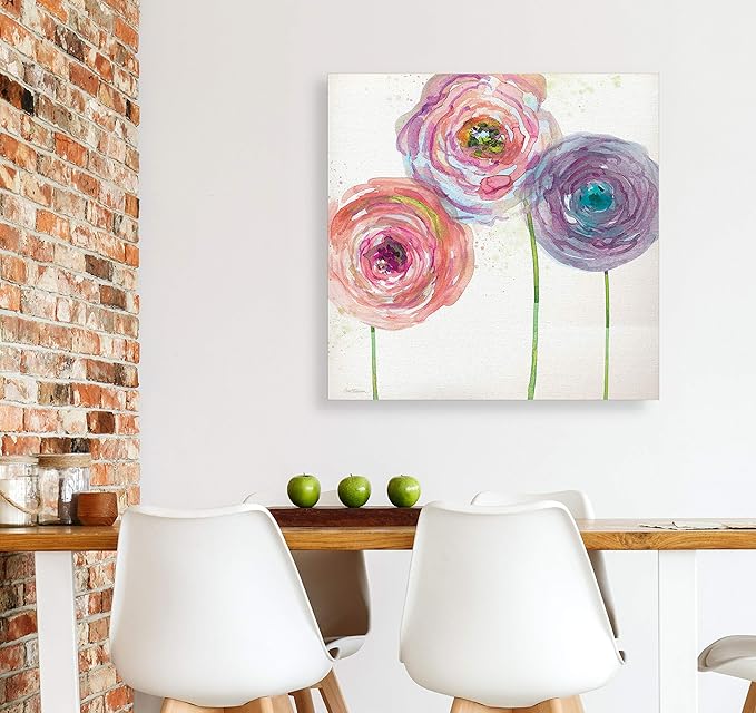 Wexford Home Summer Fields III Gallery Wrapped Canvas Wall Art, 10x10,