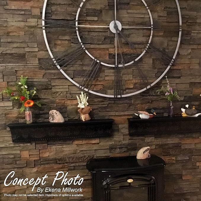 Ekena Millwork 48 5/8"W x 24 3/4"H x 1 1/4"D Cascade Stacked Stone, StoneWall