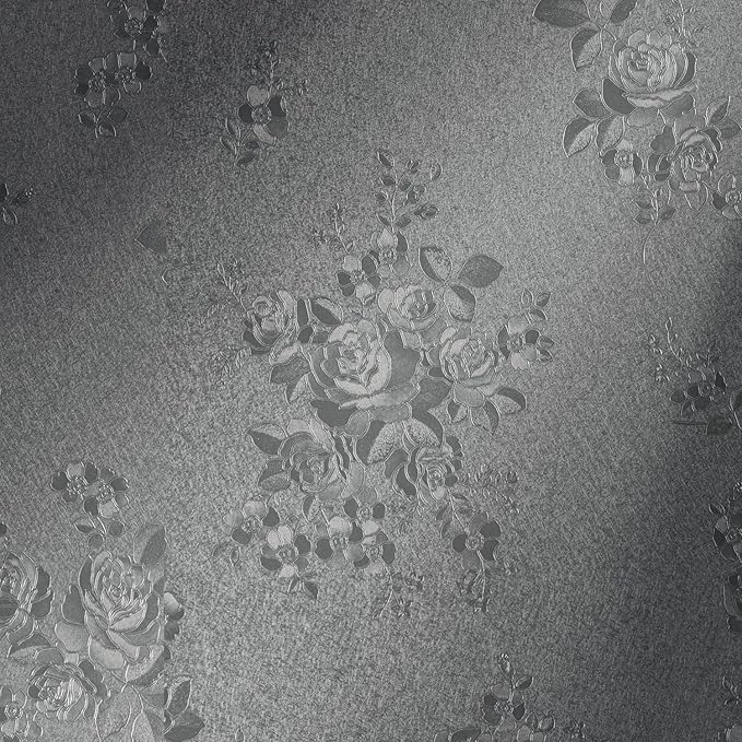 Erfoni 78.7"x17.7" Grey Contact Paper Gray Peel and Stick Wallpaper Thicken