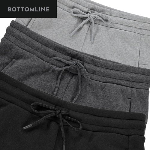 BottomLine Women's Sweatpants - Comfortable Fleece Joggers | 3 Pack, Plus Sizes Available