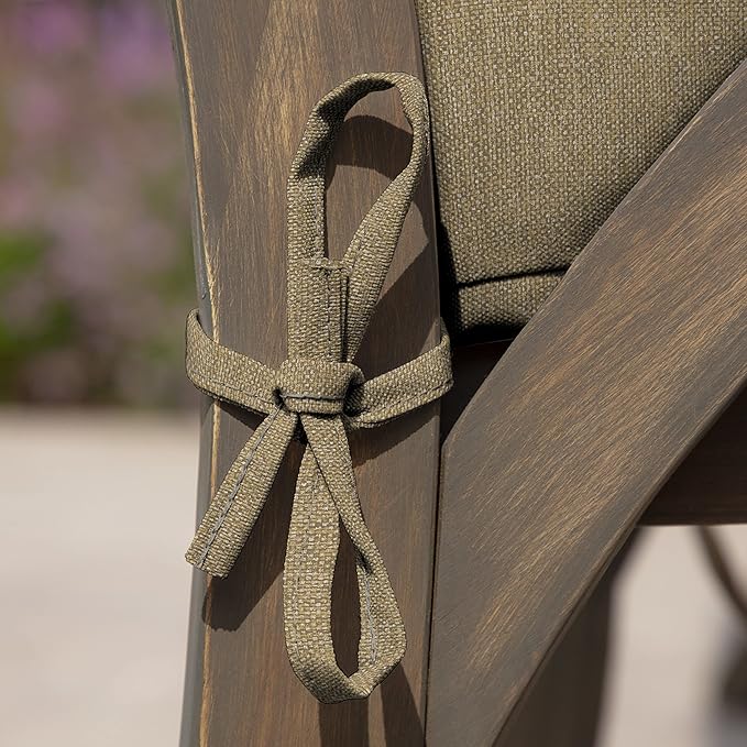 Arden Performance Outdoor Cushion Set, 21 x 21, Patio Cushion, Rain-Proof, Fade Resistant, Tan Hamilton