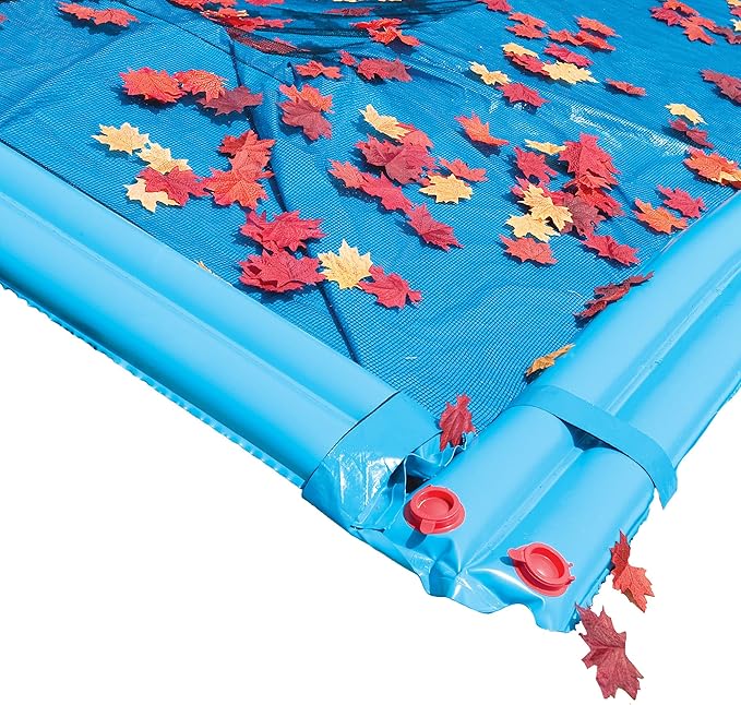 In The Swim 30' x 50' Rectangle Leaf Net Cover for Inground Swimming Pools - Removes Leaves, Sticks, and Small Debris from Your Winter Cover