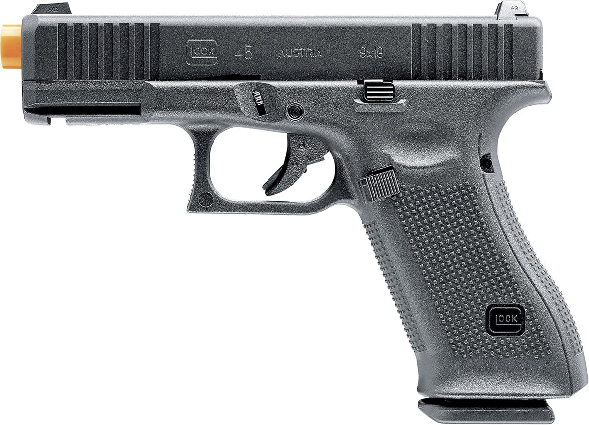 Umarex Elite Force Glock 45 GBB Airsoft Pistol - Realistic Blowback Action, Black Finish